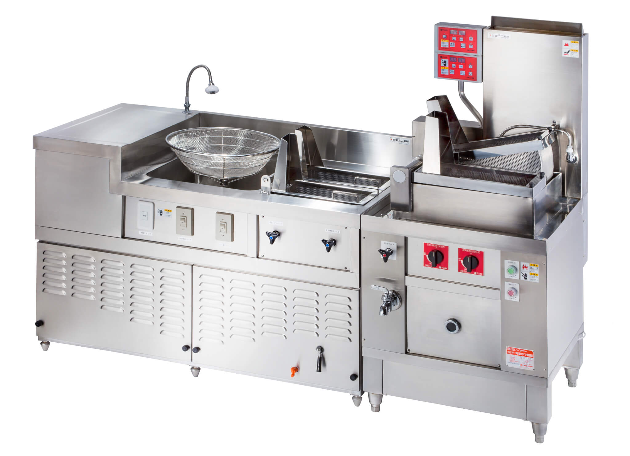 麺シンクとの多彩な組合せ