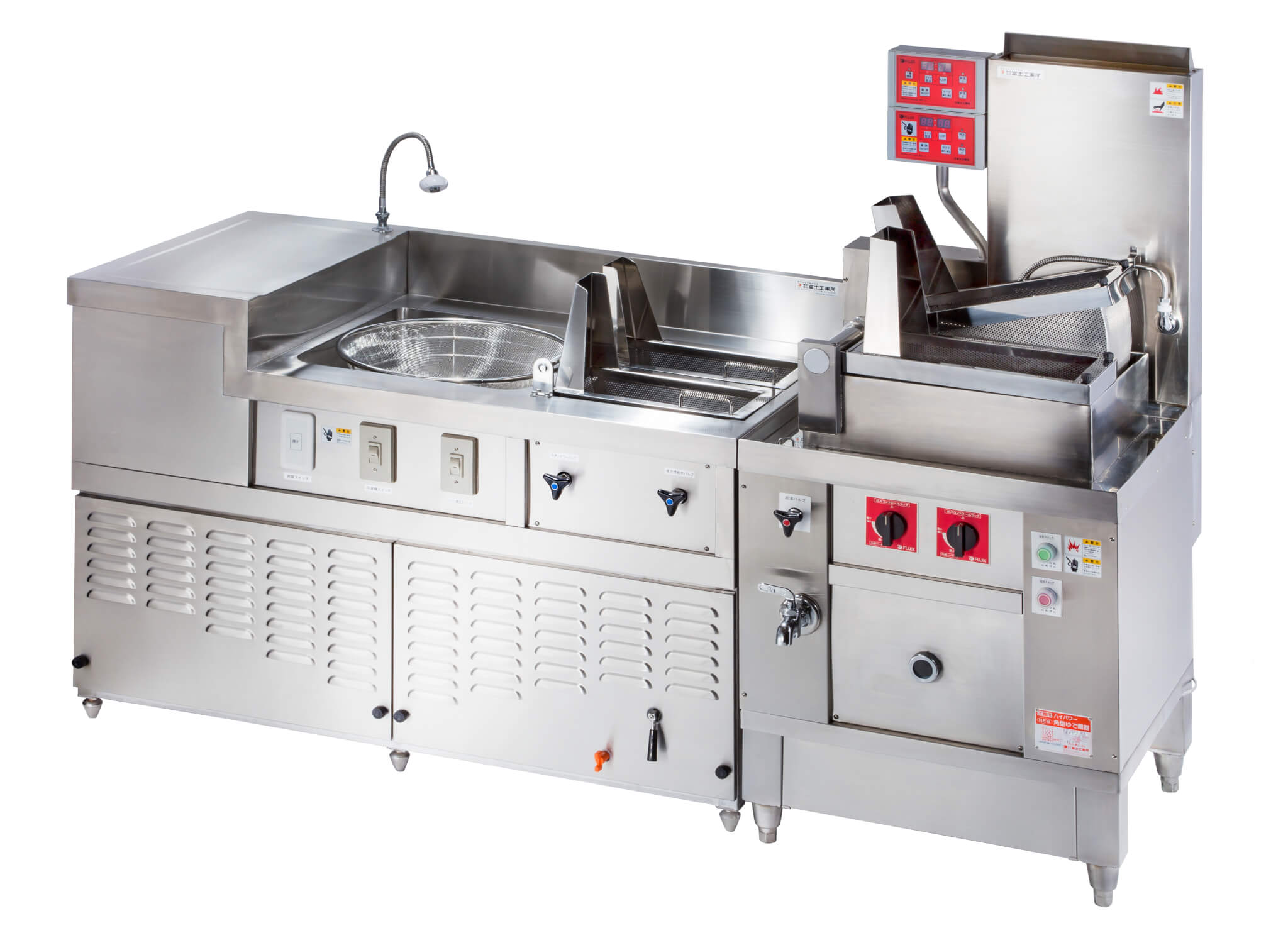 麺シンクとの多彩な組合せ