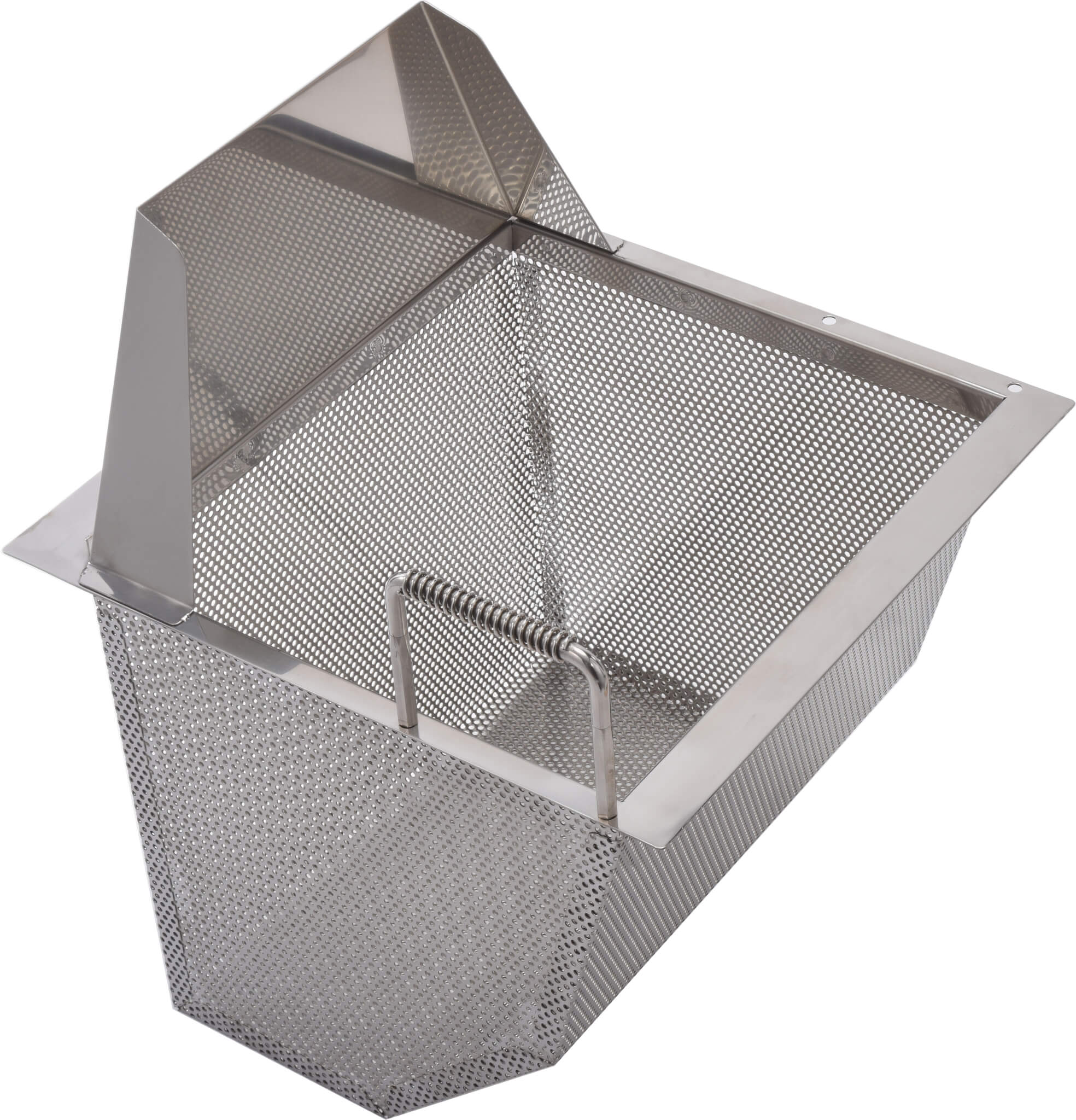 コンパクト角型ゆで麺器用反転カゴ